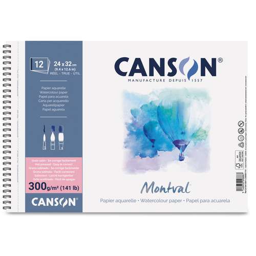 CANSON® Montval® Aquarellkarton, satiniert