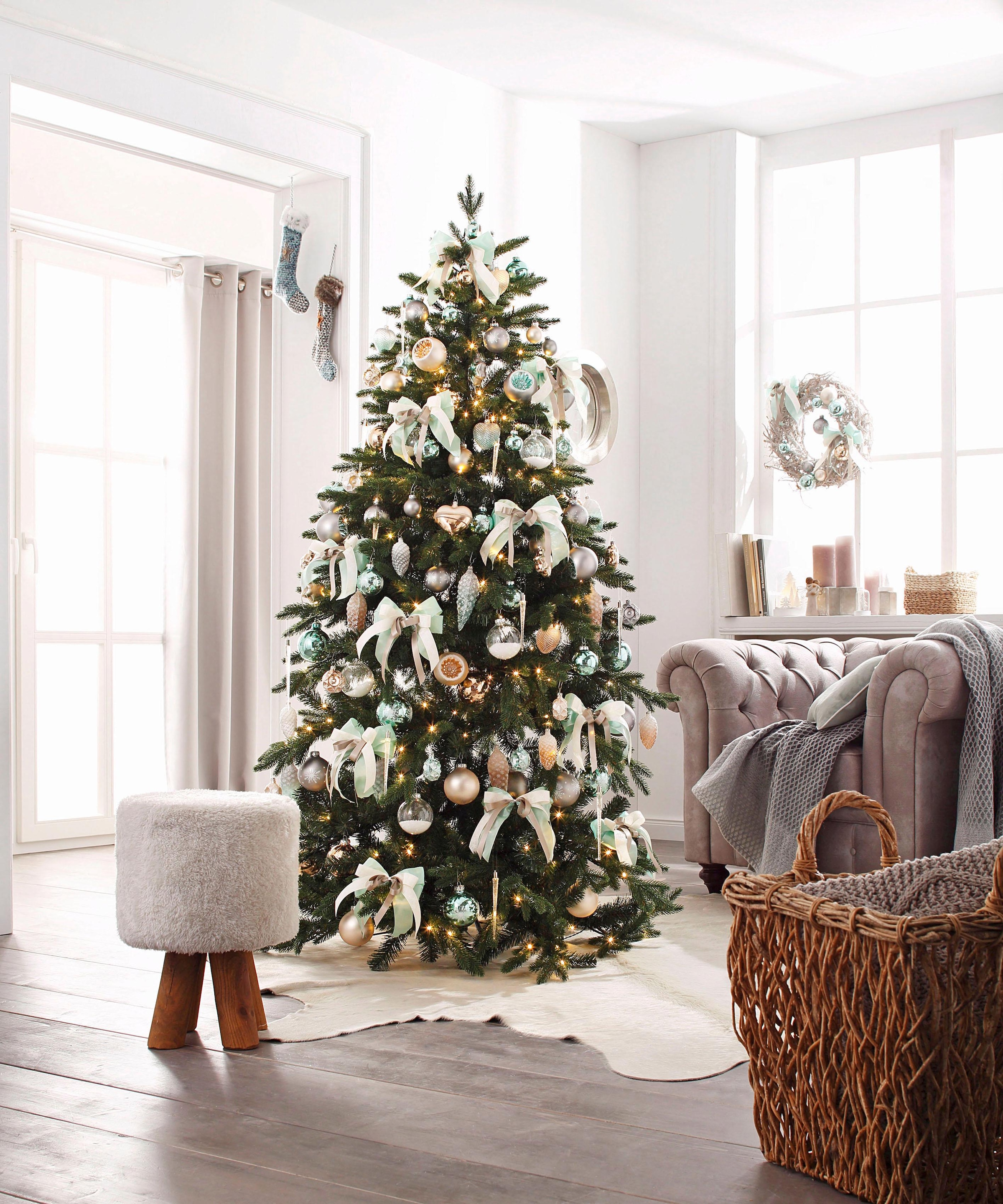 Creativ deco Künstlicher Weihnachtsbaum »Weihnachtsdeko aussen, künstlicher Christbaum, Tannenbaum« von höchster Qualität
