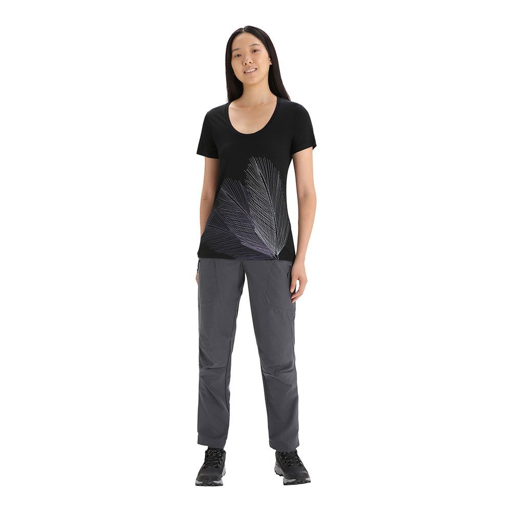 Icebreaker TECH LITE II - Tee-shirt Femme black