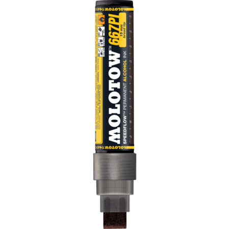 Molotow Speedflow 667PI 15 mm by MolotowPermanent-Marker - Kupferschwarz - 15 mm