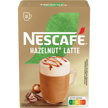 Nescafé Hazelnootsmaak Latte 8 x 15 g