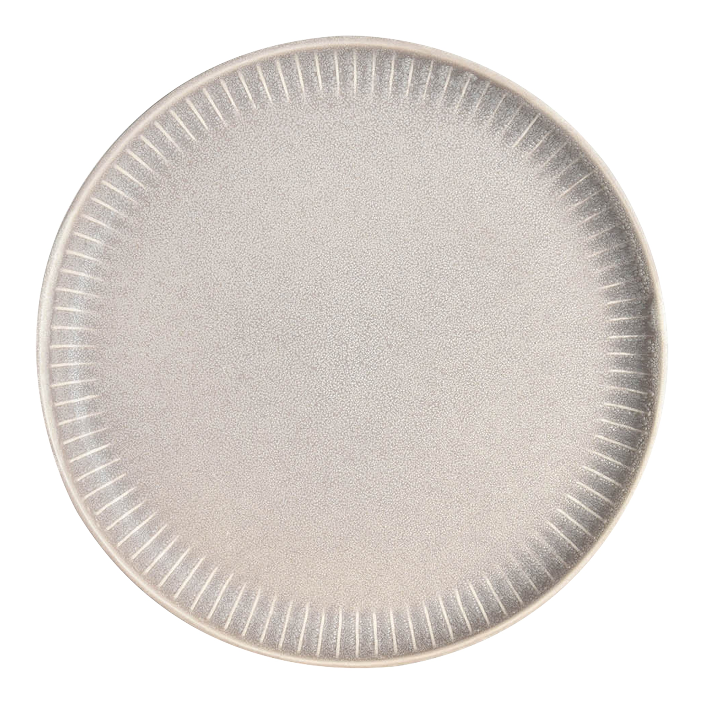taupe, ⌀ 21,5 x H 2 cm