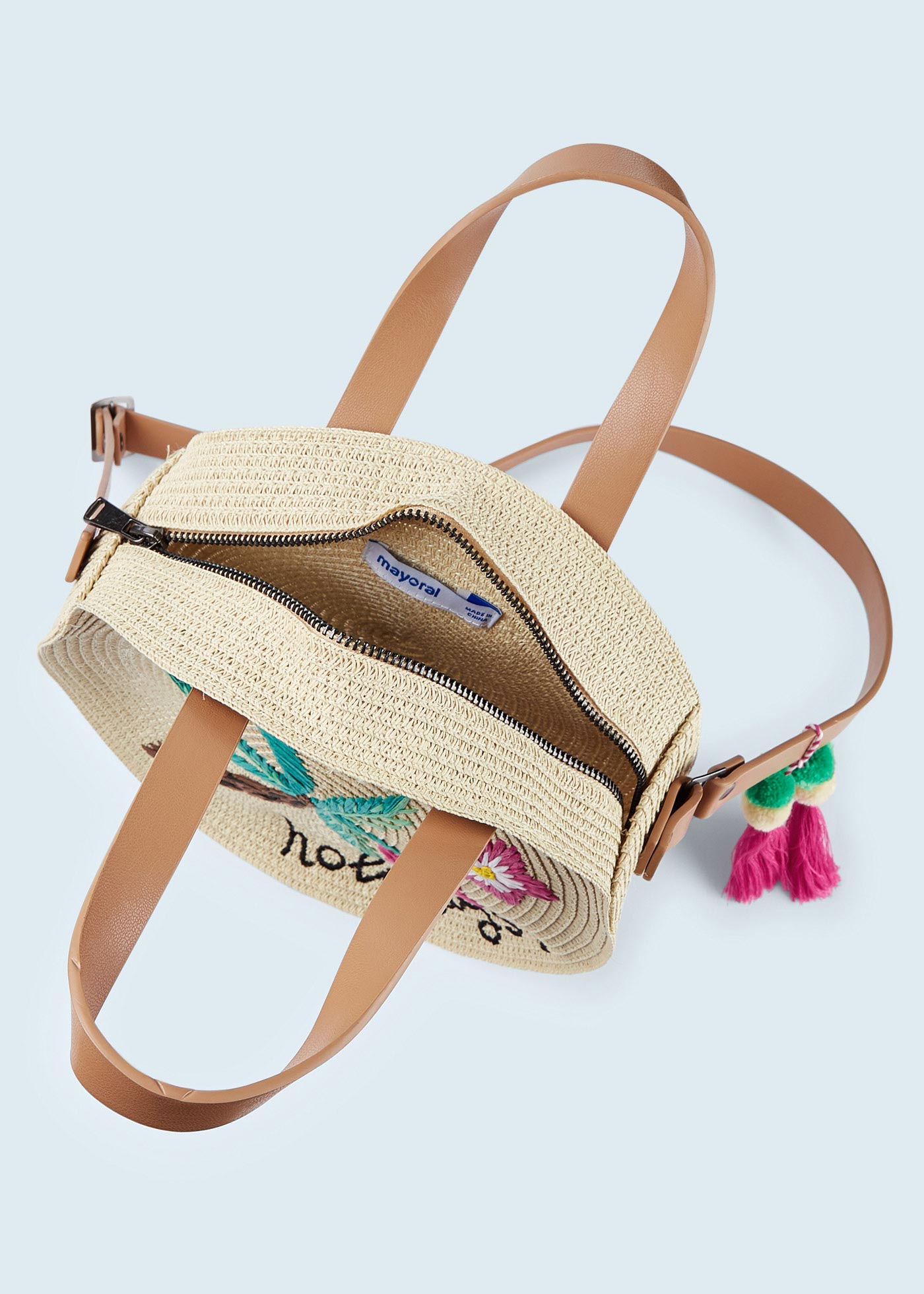 Bolsa bordada para meninas
