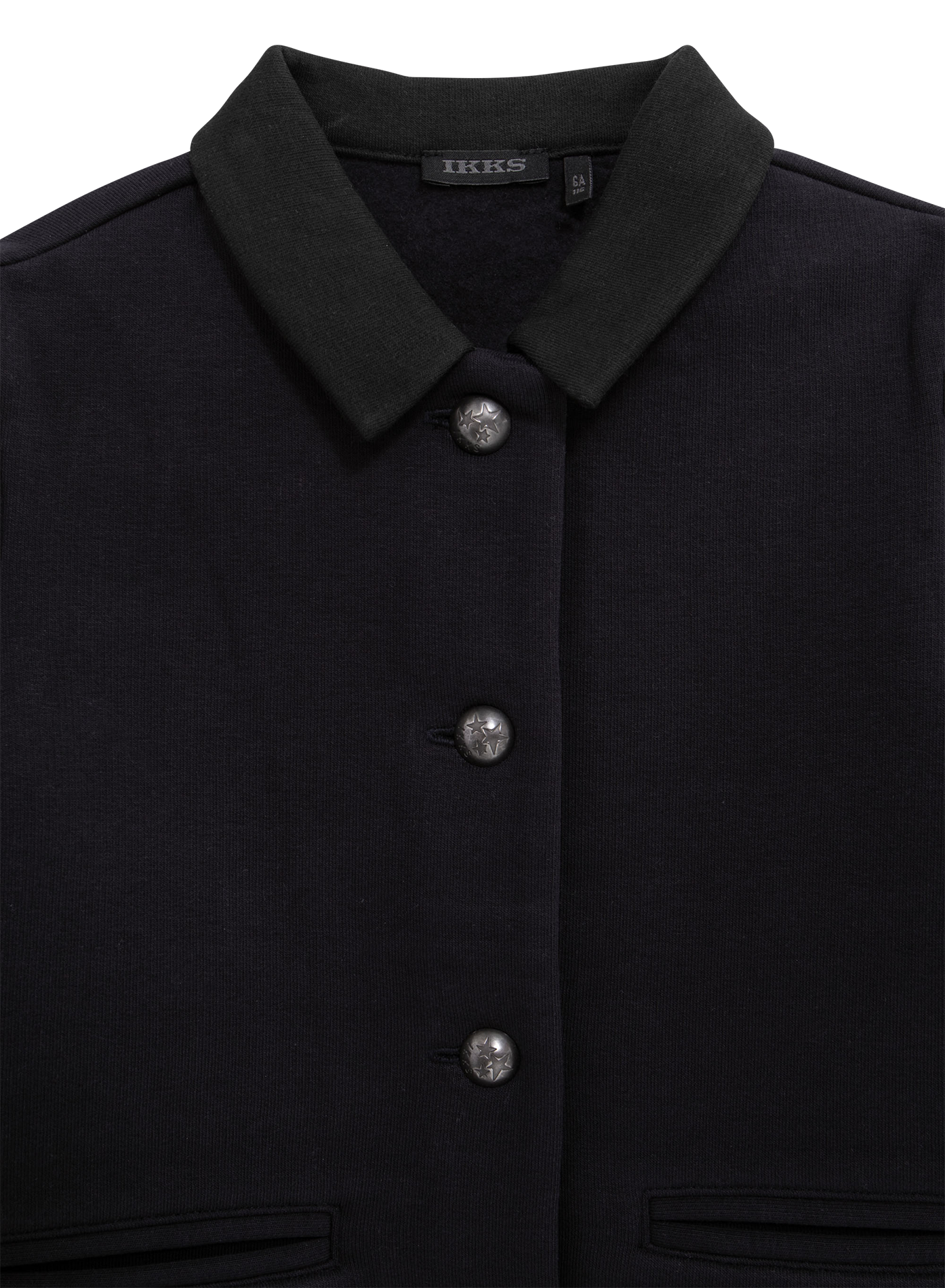 Cardigan droit en coton mélangé | Bleu