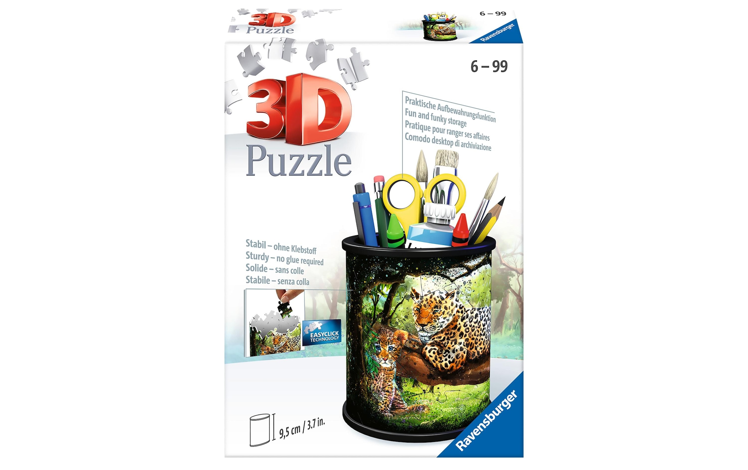 Ravensburger 3D-Puzzle »3D Utensilo Raubkatzen«