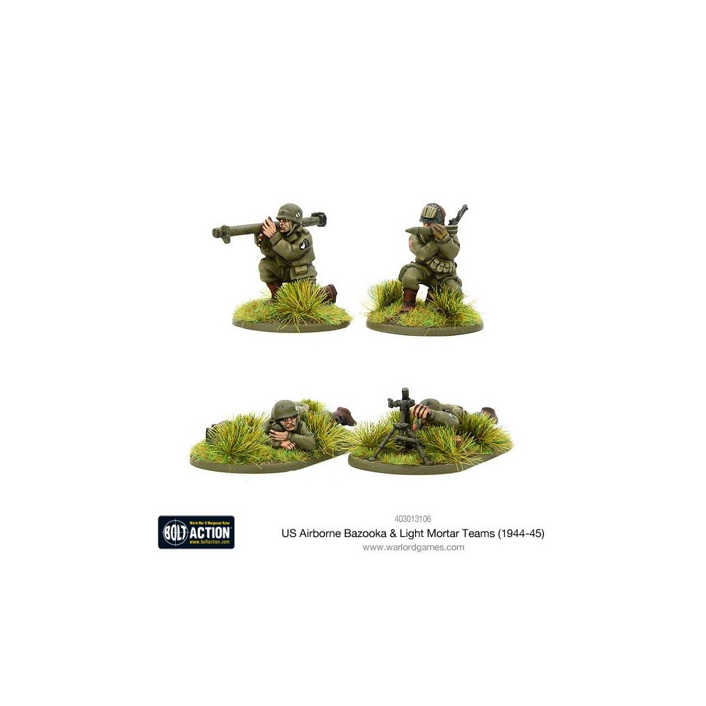 Bolt Action - US Airborne Bazooka & Light Mortar Teams (1944-45)