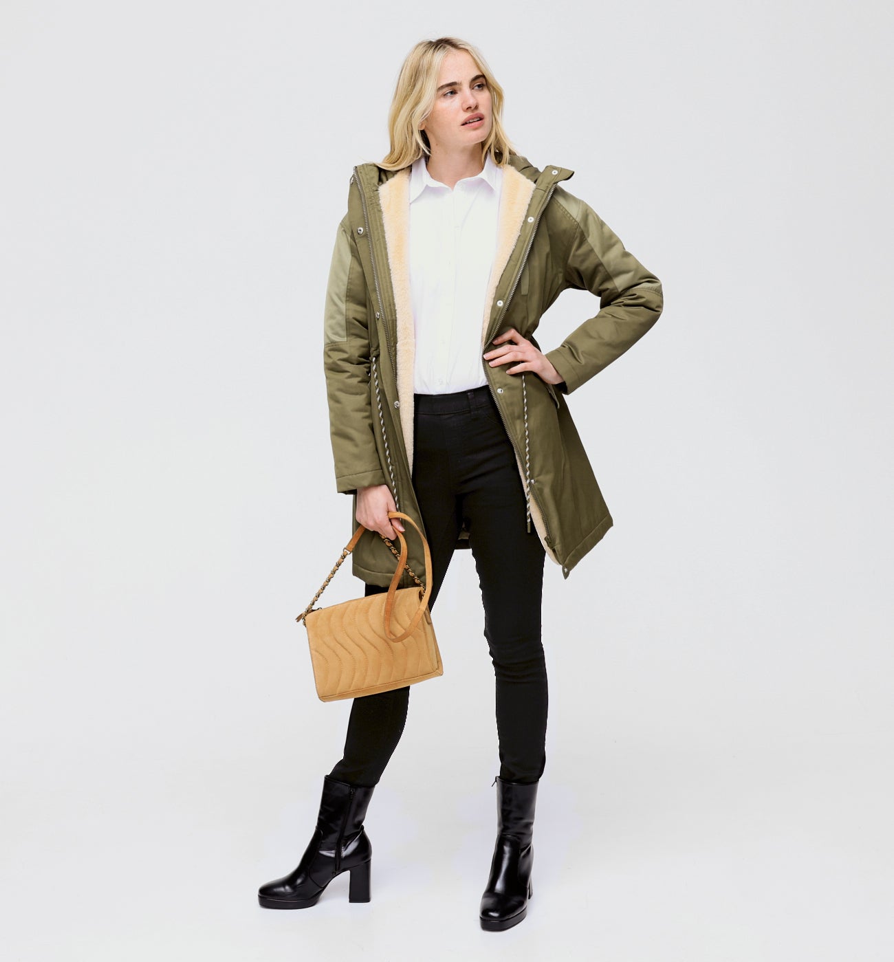 Jeggings en toile Femme - Noir