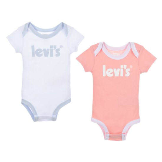 Lot 2 Bodies   Rose        6-12 mois   de               Levi's Kids