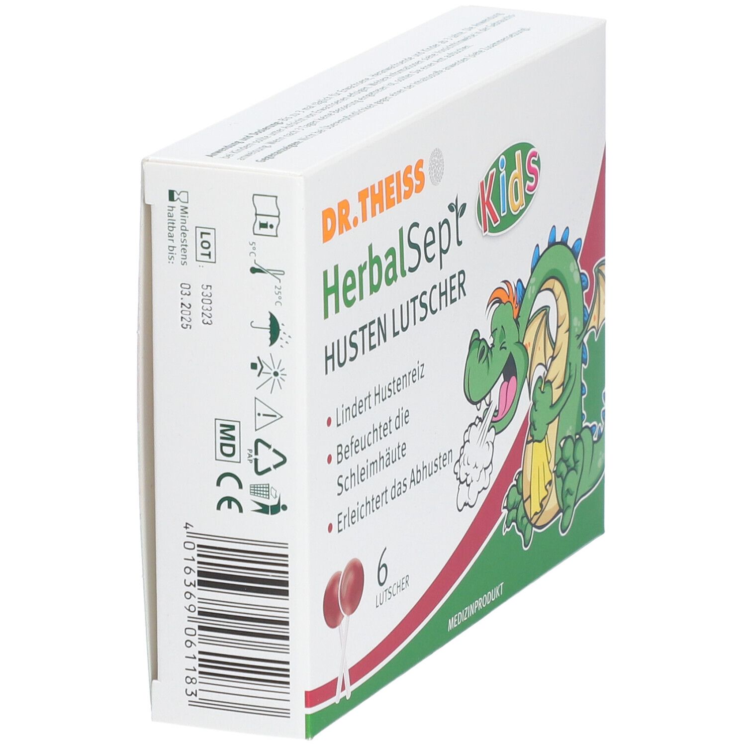 Dr. Theiss Herbalsept Hustenlutscher Kids