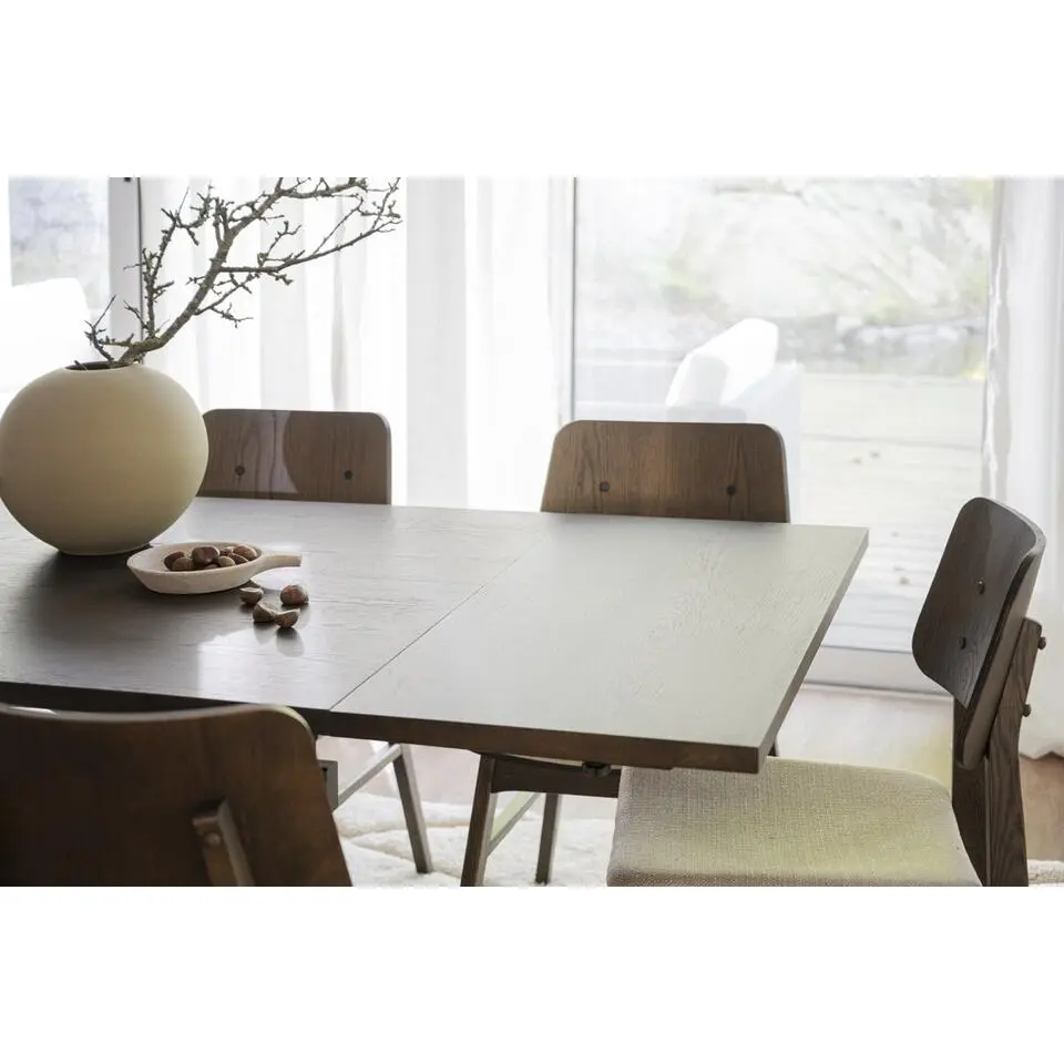 Rowico Home Westville Houten Eettafel Verlengbaar 240 cm - Donkerbruin