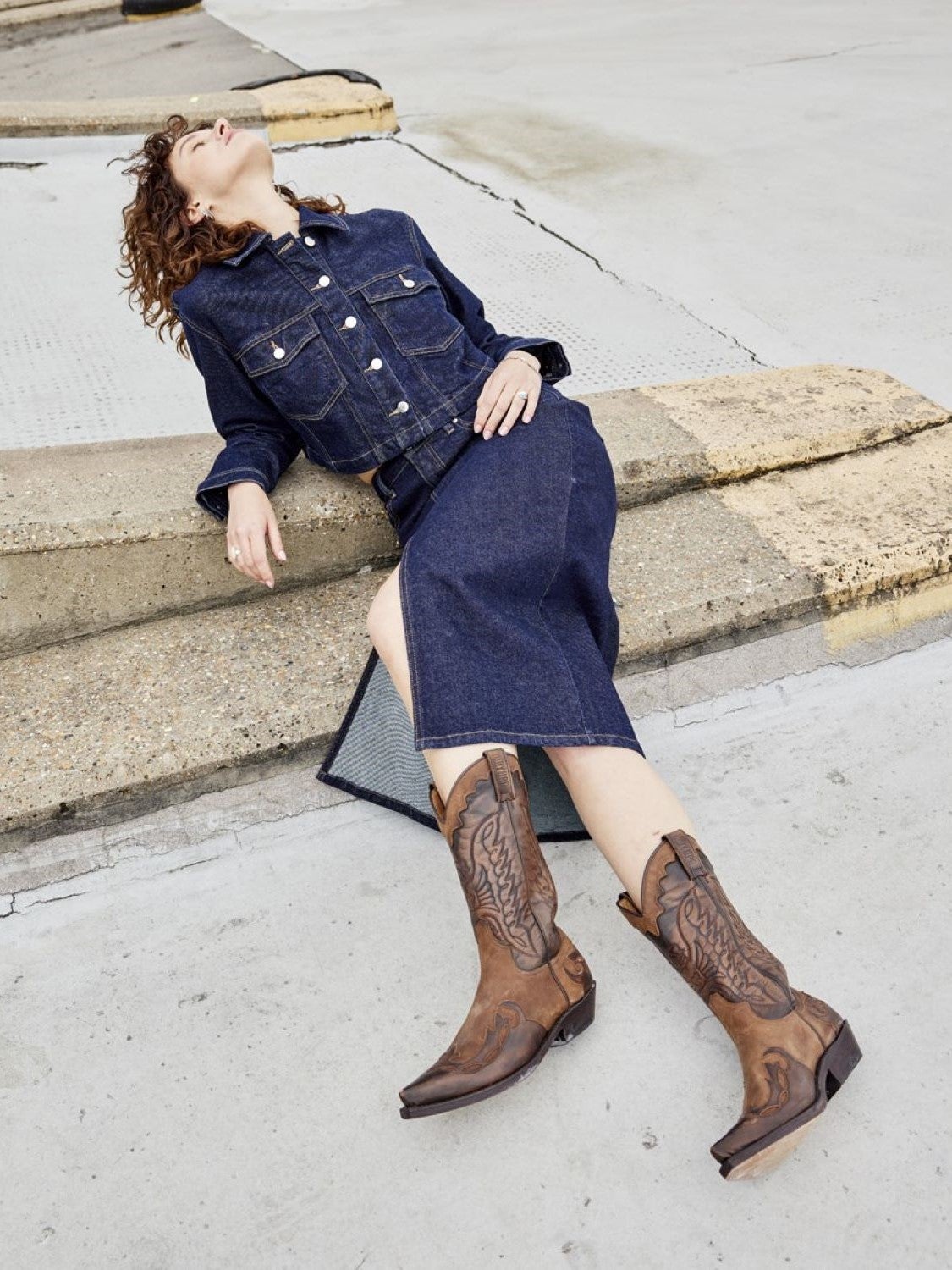 Shop the Look Dark Blue Denim