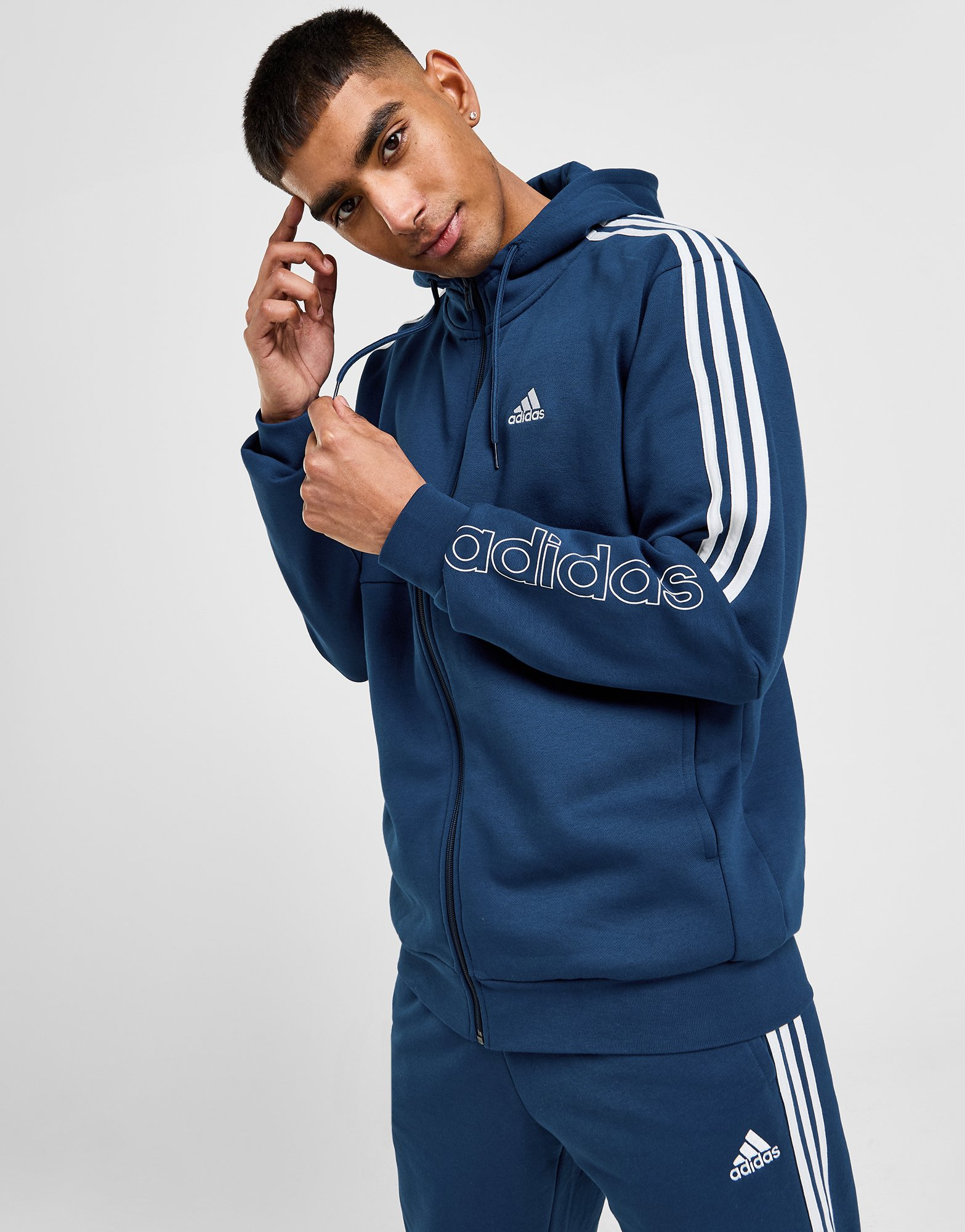 adidas Ensemble de survêtement 3 bandes Homme