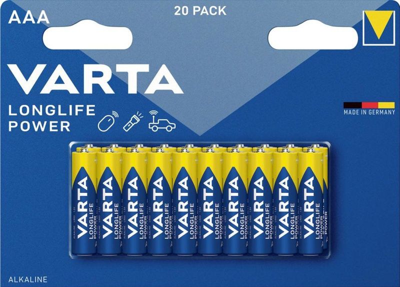 AAA Varta alkaline batterijen High Energy
