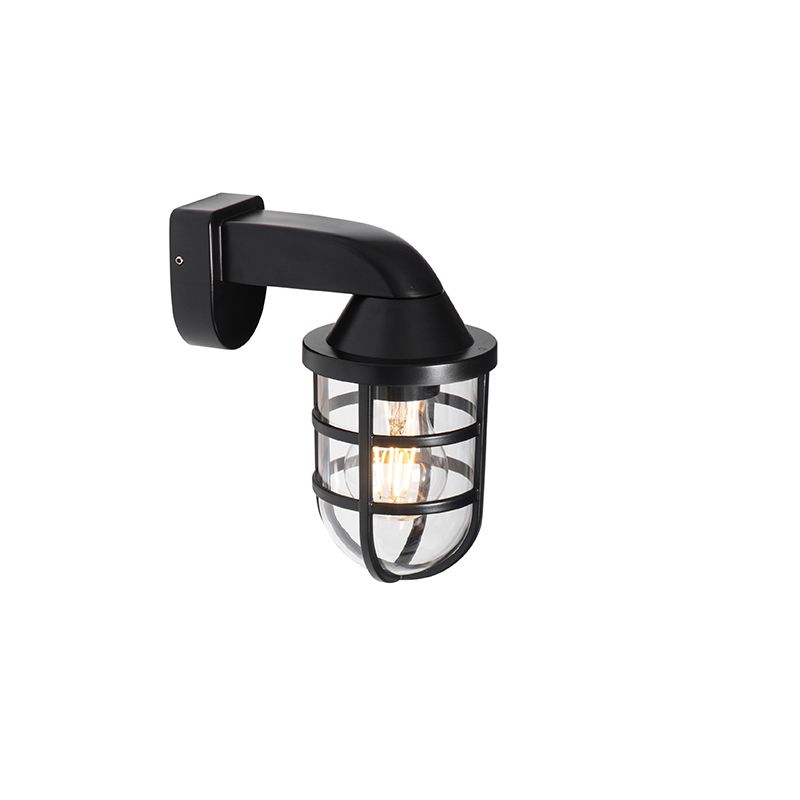 Moderne buiten wandlamp zwart IP54 - Joeri