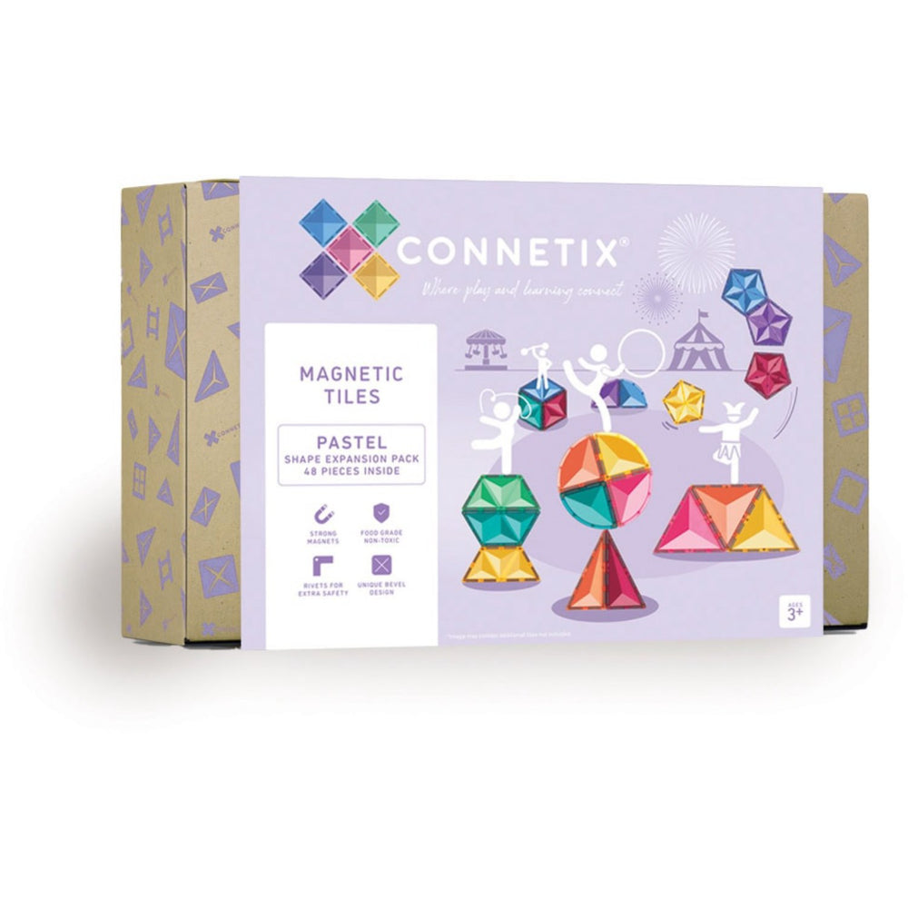 Køb Connetix Pastel Shape Expansion Pak 48 Styks