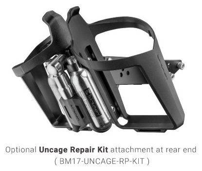 Support de Selle Birzman Aeroman Hydration Carrier pour Porte-Bidon Noir