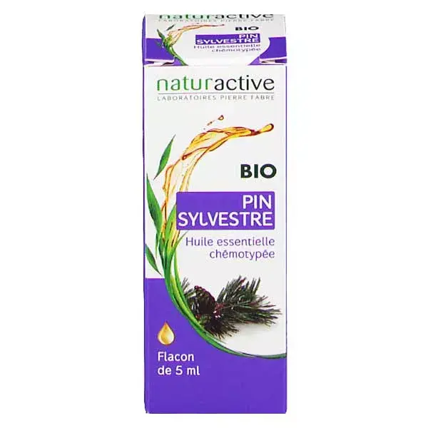 Óleo Essencial de Pinheiro Silvestre Orgânico Naturaactive 5ml