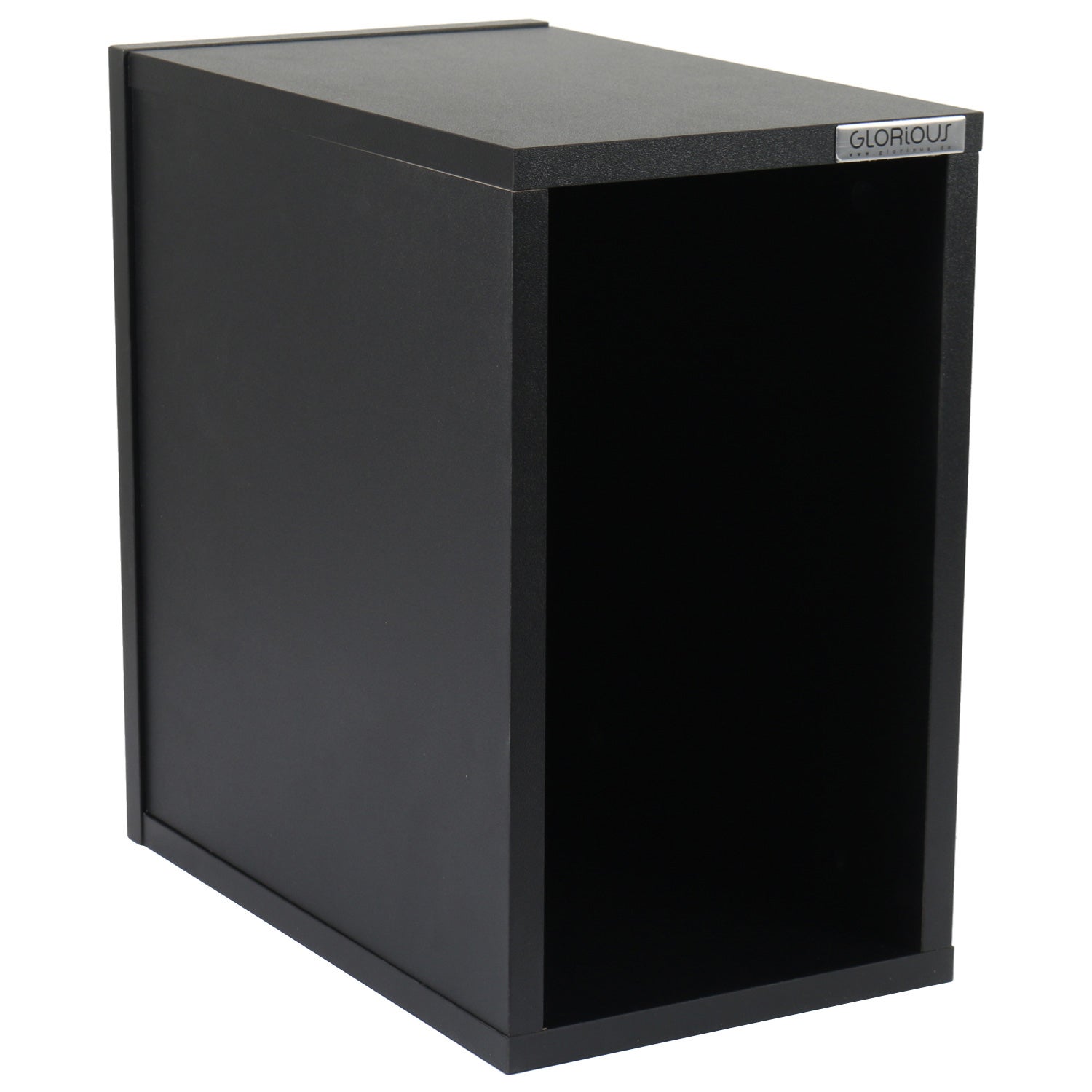 Glorious Record Box Black 55 compartiment voor 12 inch vinyl