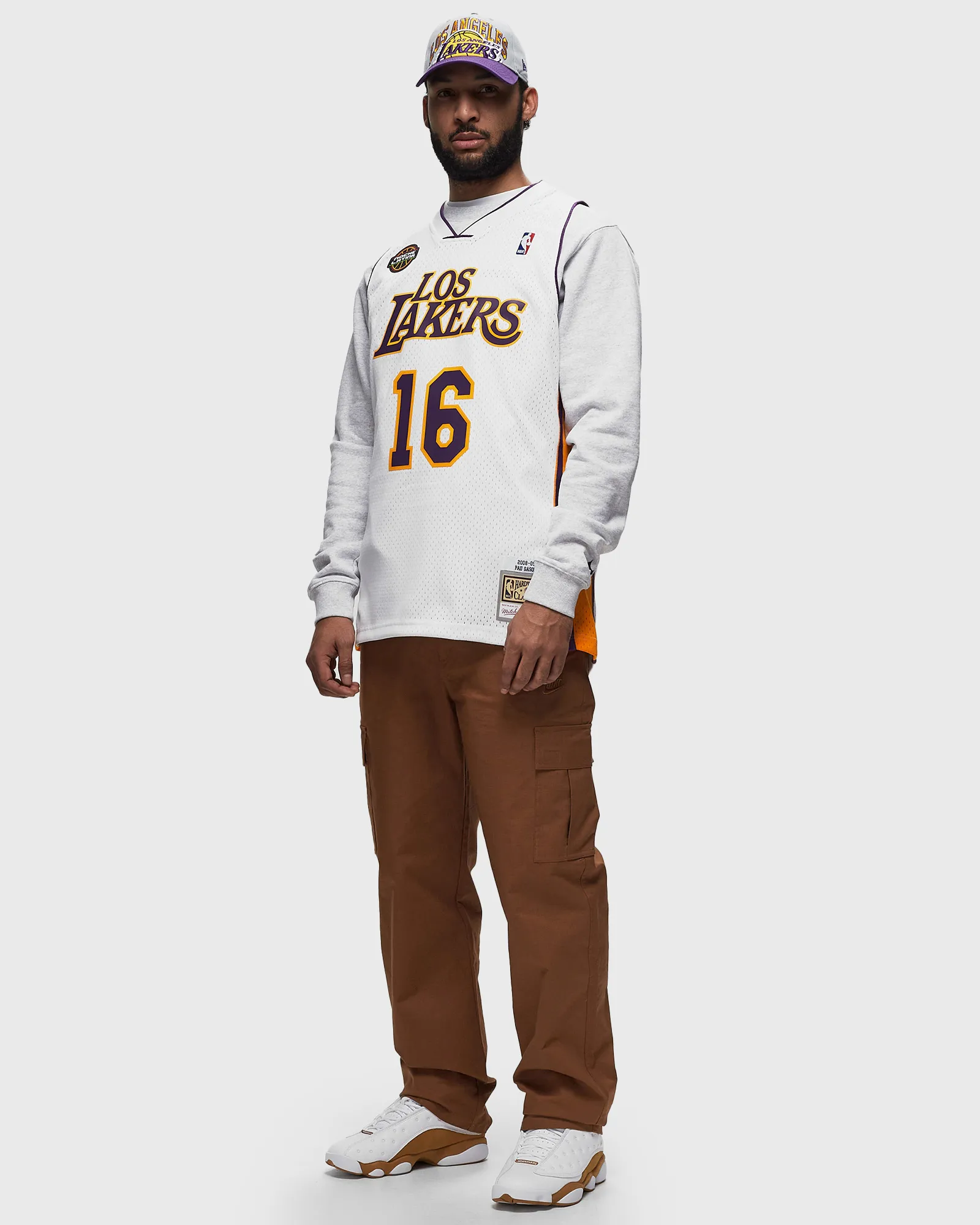 Mitchell & Ness NBA SWINGMAN JERSEY LOS ANGELES LAKERS 2008-09 PAU GASOL #16