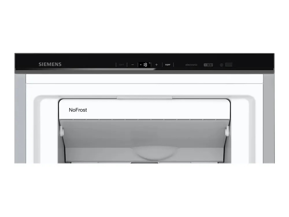 Siemens iQ500 GS36NAIDP - Fryser - stående - bredde: 60 cm - dybde: 65 cm - højde: 186 cm - 242 liter - Klasse D - rustfrit stål
