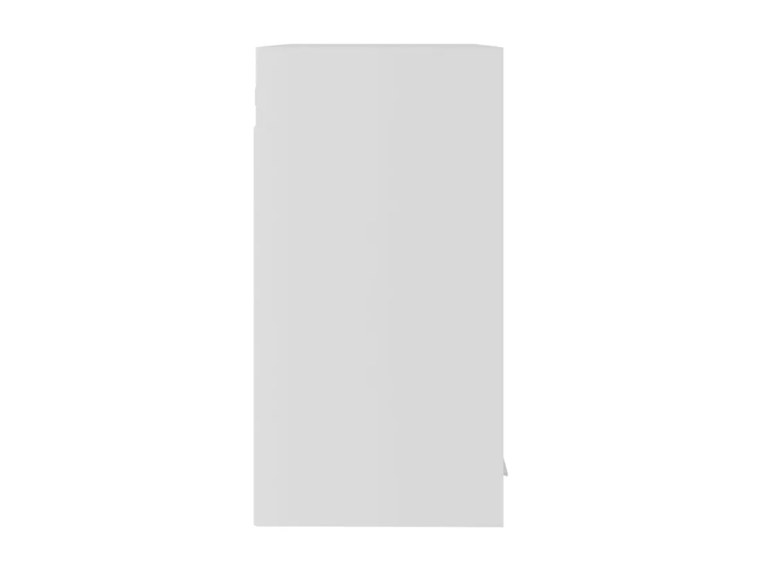 Armoire en verre suspendue Blanc 60x31x60 cm Bois ingénierie