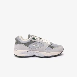 Sneakers Storm 96 Vintage femme cuir velours Sneakers - Gris - Lacoste - Femme