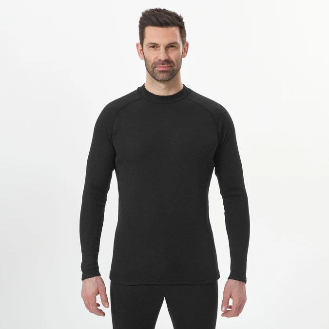 Camiseta térmica masculina Wedze BL100 da Decathlon