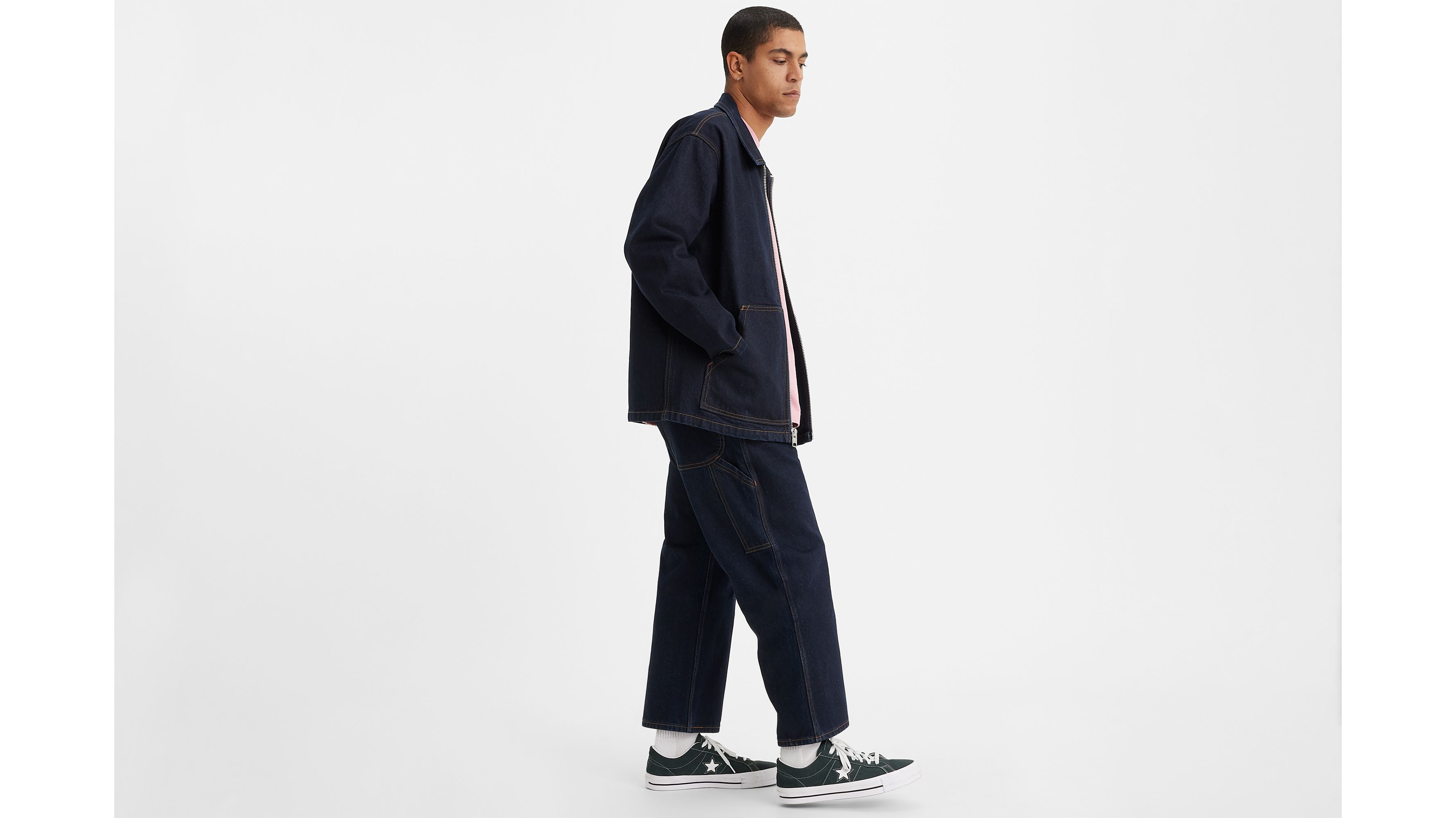 Jean crop charpentier Levi's® Skateboarding - Skate Carpenter Pant - Bleu