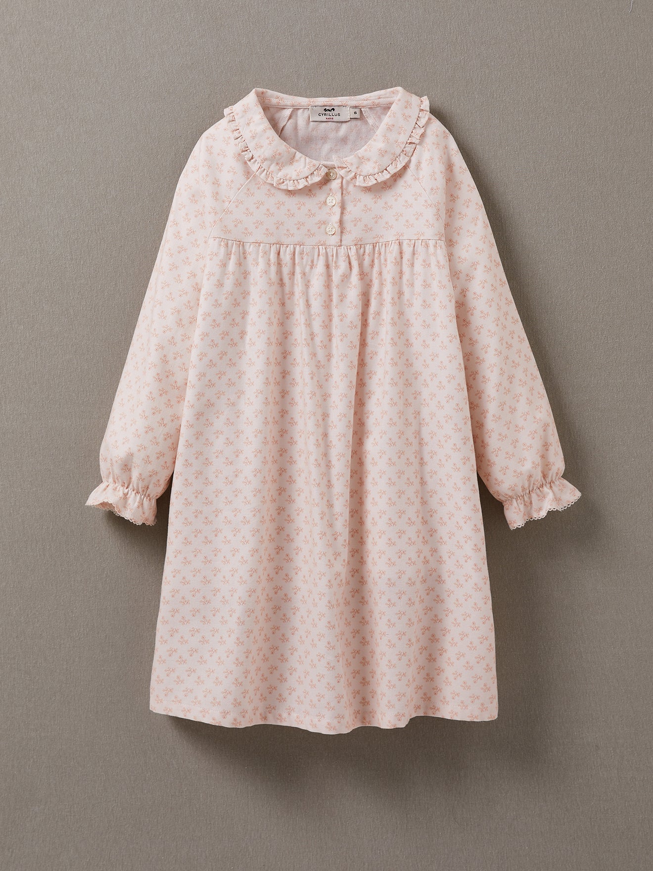 Chemise de nuit Fille imprimé roses