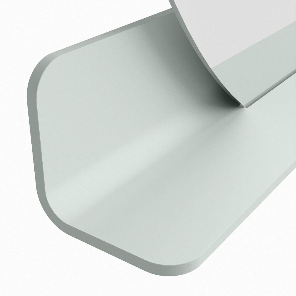 Mondiaz Spot spiegel rond Ø120cm met planchet greey