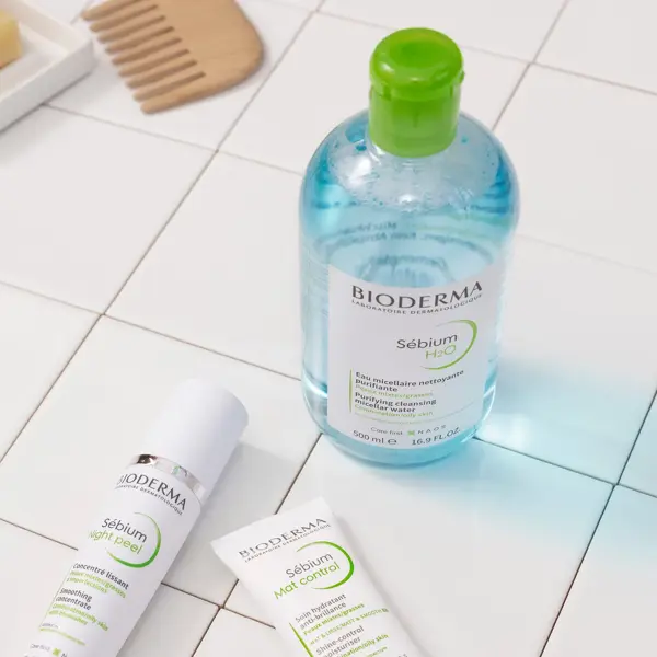 Água Micelar Purificante Bioderma Sébium H2O para Pele Mista a Oleosa 500ml