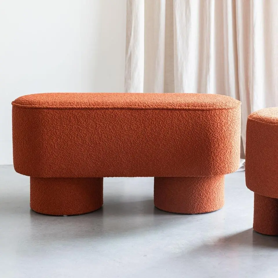 Puur - Sylvia Bench - rood/bruin