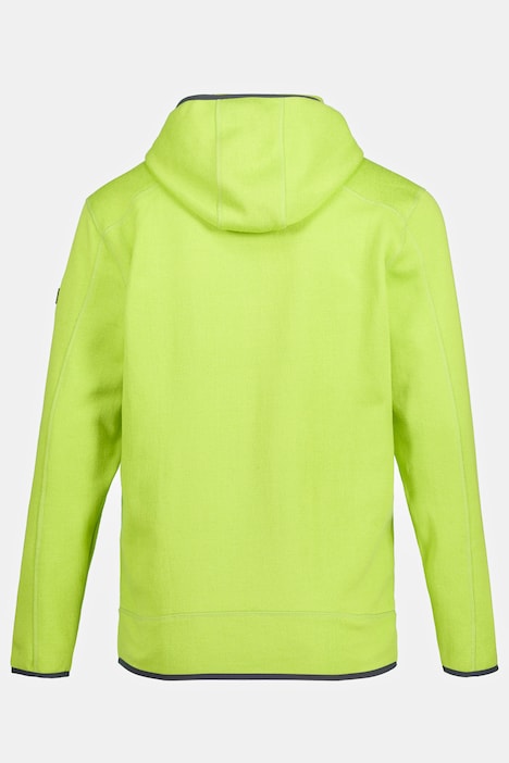 JAY-PI Strickfleece-Jacke, Skiwear, Kapuze, Zipper