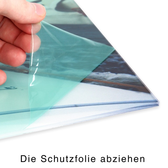 queence Acrylglasbild »Regenzauber« Bilder von Frauen | Fantasy | Frau | Gemälde | Kunst | Sterne 1 Stk. tlg. Knallige, tolle Farben auf hochwertigem Acrylglas gedruckt