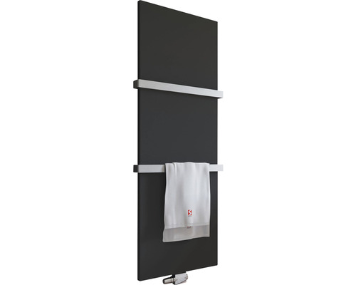 SCHULTE Designradiator New York 1800x608 mm parelzwart mat H032020 72 zonder handdoekhouder met middenaansluiting