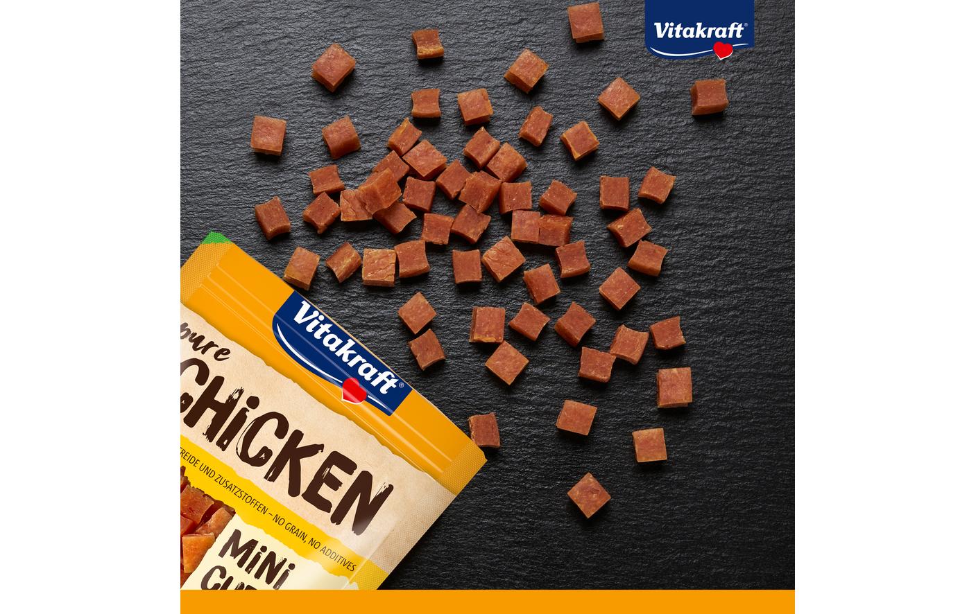 Leckerli Pure Chicken Mini Cubes, 80 gSnack für Hunde