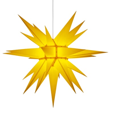 Herrnhuter Stern, Gelb
