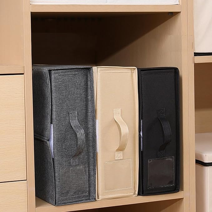(33x38cm) Oxford Aufbewahrungs Tasche Bettwäsche Organizer Kleider Box - Grau