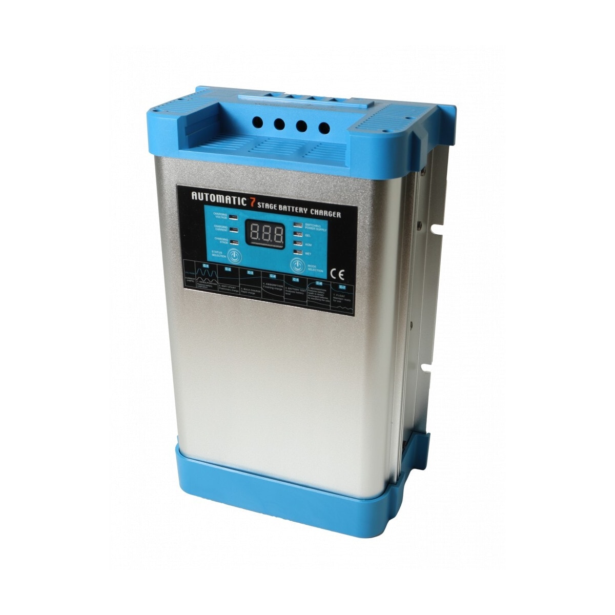 SMART BATTERY CHARGER 7-stegs Elektronisk Batterilader 12V 60A - 2 Kanaler