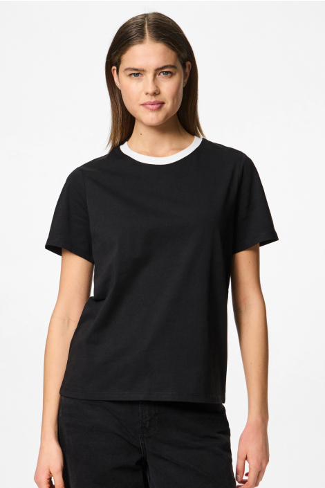 Pieces zwarte dames t-shirt