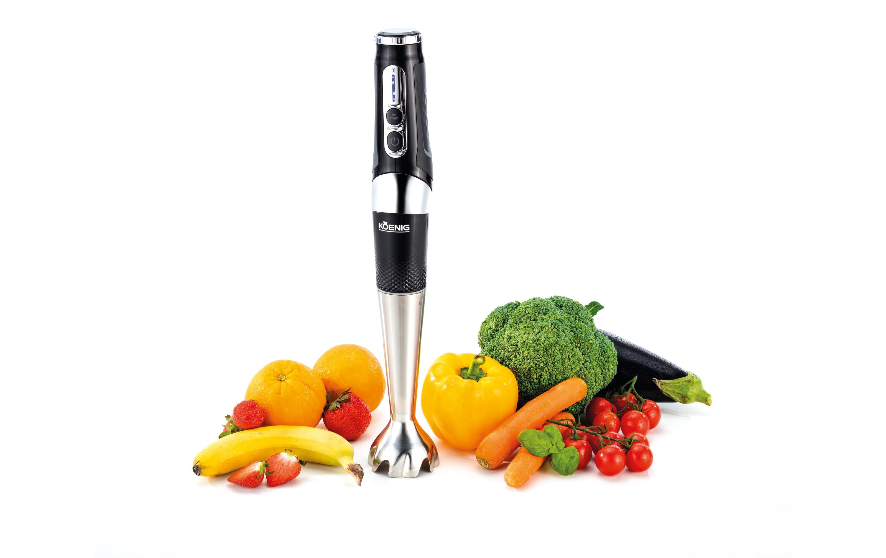 Stabmixer B04117 Schwarz/SilberKabelloses Stabmixer-Set