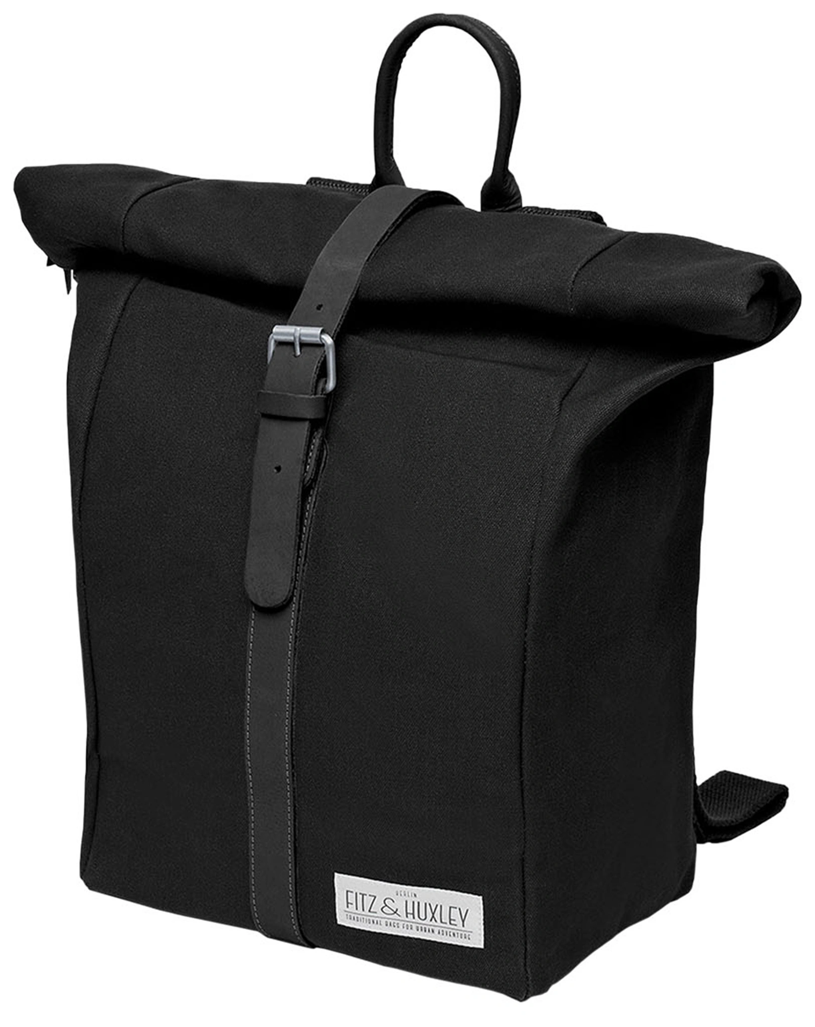 Fitz & Huxley Rolltop-Rucksack CURATOR (Typ: 12l, schwarz)