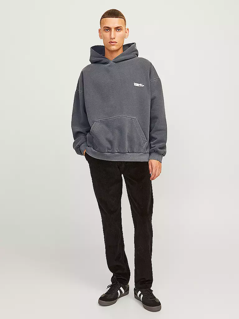JACK & JONES Kapuzensweater - Hoodie JORVERMONT grau