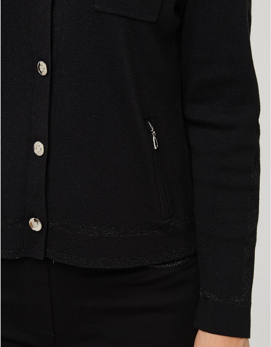 Gilet irisé noir