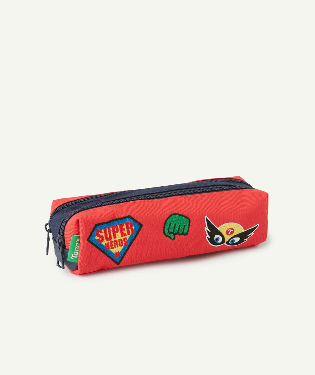 TANN'STROUSSE TRISTAN BLEU MARINE ET ROUGE SUPER HÉROS