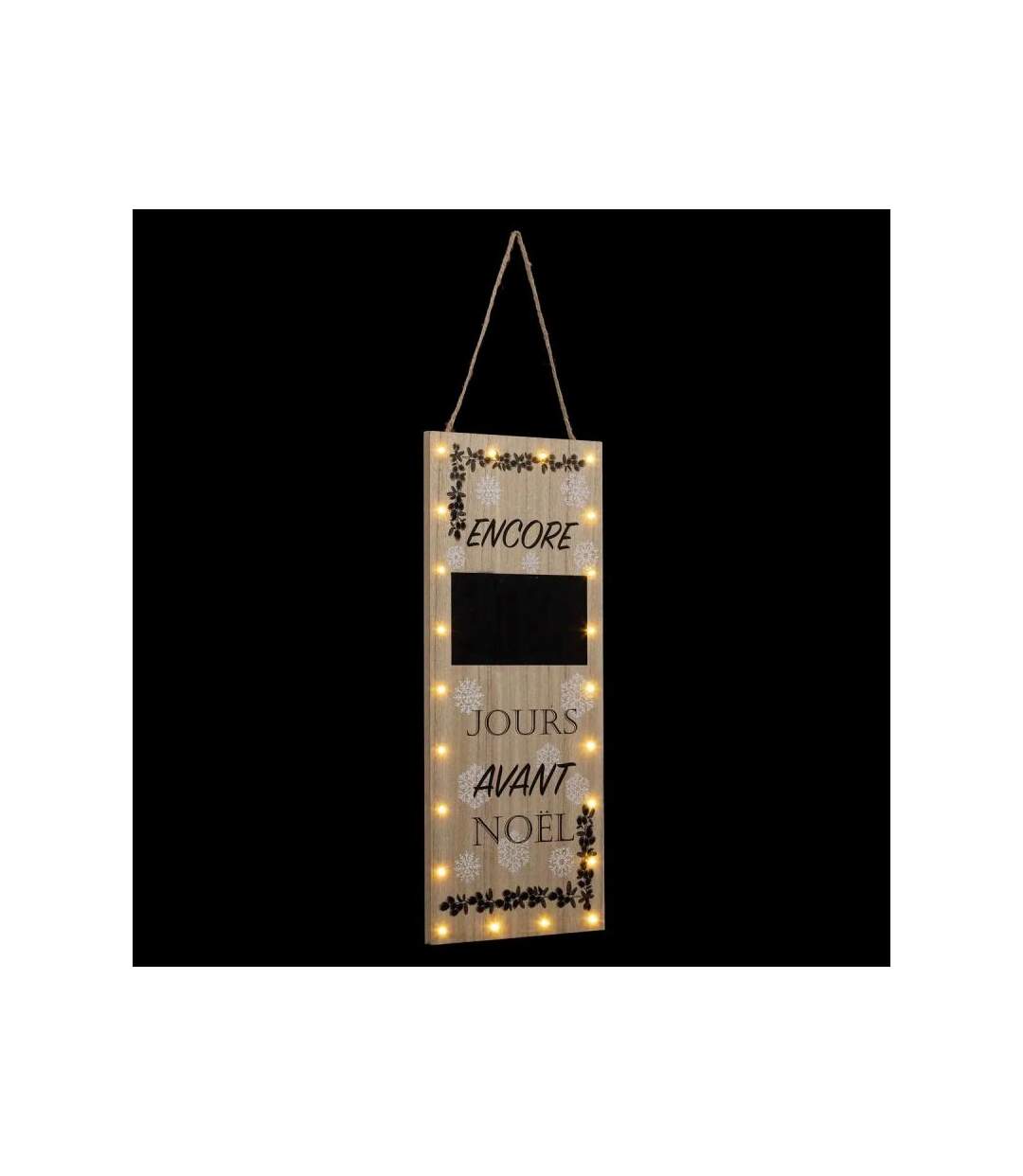Décoration Lumineuse Led Pancarte 55cm Naturel