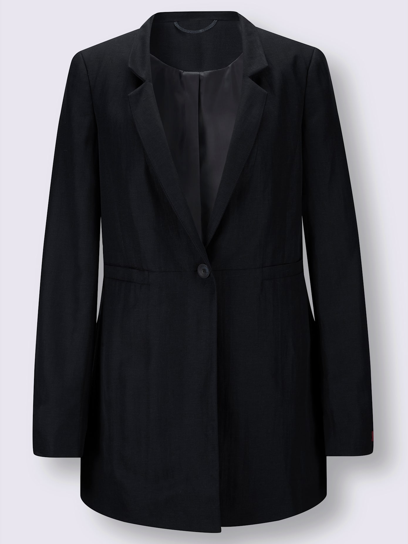 Blazer mélange de lin de qualité