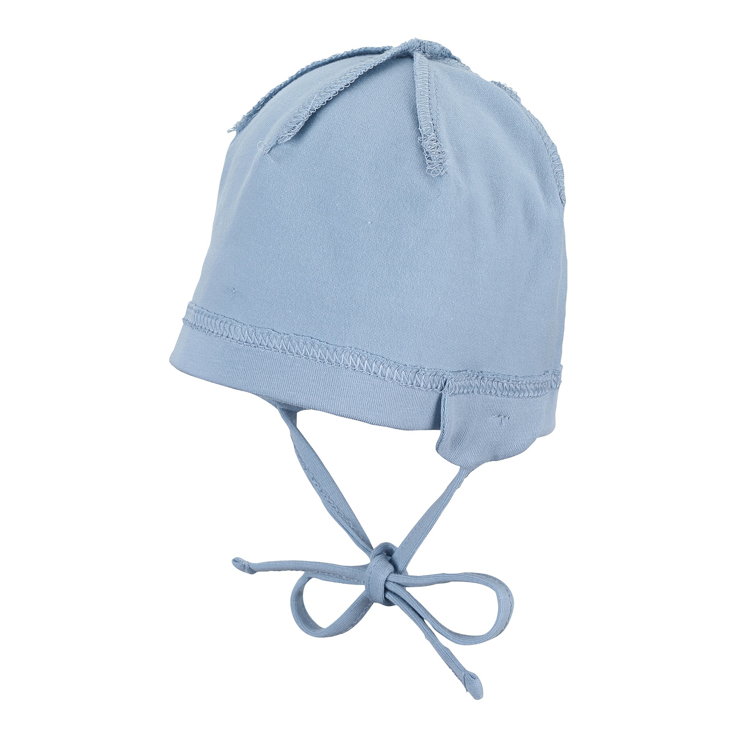 Sterntaler Mütze mit Bindeband blau