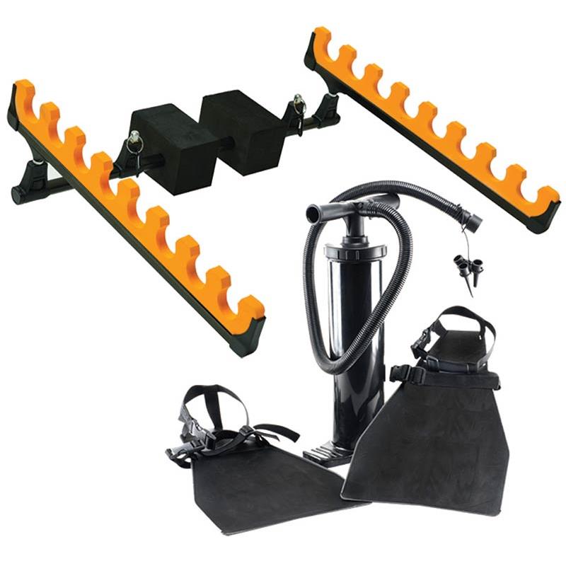 Kit Float Tube Devaux Cap-V Pompe, Palmes Et Porte Canne