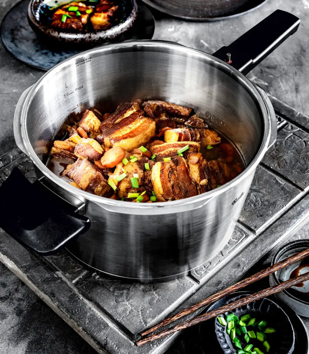 Fissler Vitaquick Premium Snelkookpan-set 3.5L & 6L met stoominzet